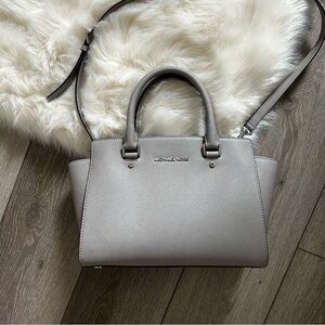 MK gray purse